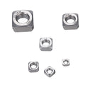 Suleve MXSN5 260Pcs Square Nut 304 Stainless Steel Machine Screw Nuts M3/M4/M5/M6/M8/M10