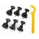 50pcs Plastic T Wall Floor Ceramic Leveler with 1pc Clip Tool Tile Leveling System Kit For Tile Spacers