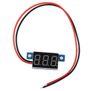 Mini Red LED Digital Voltmeter Volt Meter Panel 3.3-30V Y9H6