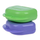 2 x Dental Box Denture Cup Containers Canister Denture Orthopedic D1L6