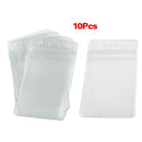 10 Pcs Soft Plastic Vertical Business ID Card Badge Holders L1V9