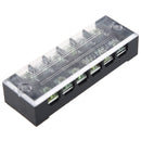 25A 6 Position Dual Row Screw Terminal Barrier Block