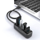 Vetion VAS-J43 USB2.0 with 4 Ports USB Hub Extender with LED Indicator Lamp Connector for Phone MacBook Air