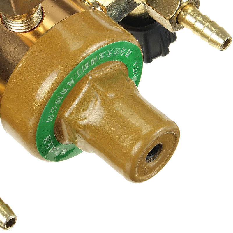 Argon Pressure Reducing Regulator Pressure Gauge 2 Tube Mig Tig Flow Meter Control Valve