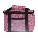 Insulated and Water-Proof Lining Lunch Box Bag Cooler Tote Bag--Pink