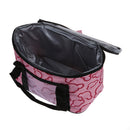 Insulated and Water-Proof Lining Lunch Box Bag Cooler Tote Bag--Pink