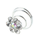 10X Spiral diamond twist Bridal Wedding Clip Hair Pin Z7J3