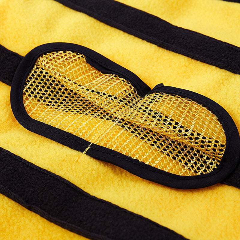 Dress up Costume Bumblebee Bee Doogie Dog Coat Clothes Pet Apparel M X5M2