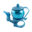 Blue Plastic Aluminum Teapot Shaped Bicycle Bike Bell B2A8