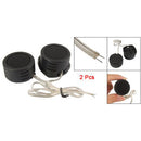 2 Pcs Black Plastic Dome Car Auto Tweeter Speakers M7A4
