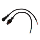 Black 4 Pin Male Female Circular LED Power Plug Connector C2L6