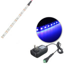 UV Ultraviolet Purple 3528 LED Flexible Strip White Light with US Plug 12V Waterproof