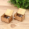 Hand Crank Collectible Music Box Engraved Wooden Box Theme Toys Birthday Craft Gifts