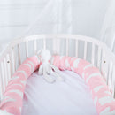 Newborn Toddler Baby Crib Bumper Safety Protection Cushion Pillow Room Bedding Decor