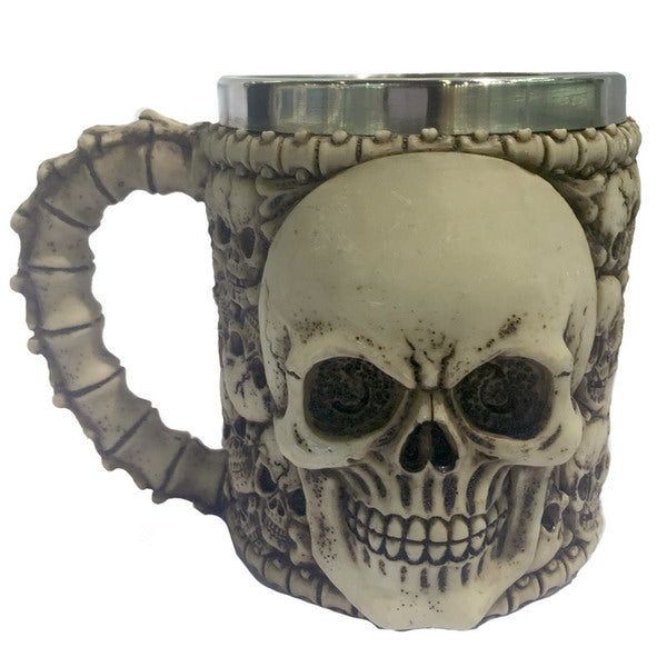 Creative skull Red Wine goblet 3D stereoscopic stainless knight Wine Glass