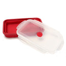IPRee 4 Size Collapsible Silicone Lunch Boxes Portable Food Storage Kitchen Containers