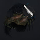 Cute Peacock Feather Hair Clip