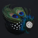 Cute Peacock Feather Hair Clip