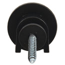 Strap Lock Straplocks Round Head for Electric Guitar Bass Black P9W4