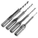 6.35/7.94/9.5/12.7mm Woodworking Square Hole Drill Bit Mortising Chisel Hole Saw Drill Bit
