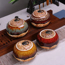 Pet Cremation Ceramics Memorial Urn Jar for Cat Dog Ashes Keepsake Storage Box