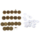10X Furniture Close Bronze Metal Magnetic Buckle New 14mm A9X7