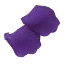 100 pcs Rose Petals Wedding Decoration Flowers - Violet L2P4