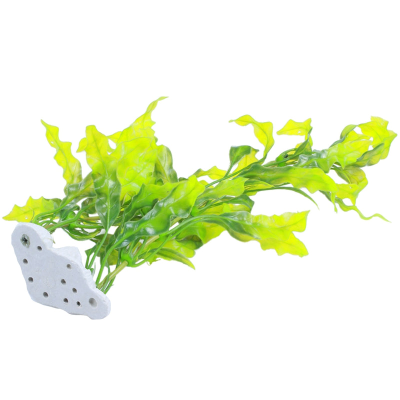 Aquarium Fish Pet 15.7" Height Plastic Manmade Underwater Green Plants Z2M7
