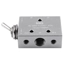 HL2501-V Carbon Steel Pneumatic Toggle Knob Switch Valve L9H5