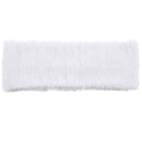 Sports Protective Sweatband Tennis Athlete Elastic Head Band White G7I1