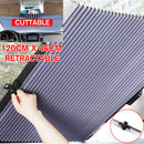 120cm x 46cm Car Retractable Curtain UV Protection Front Windshield Sun Visor Accessories
