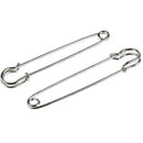 10 PCS 4 Inch Large Metal Safety Pin--Big and Strong Enough to Hold Heavy-W