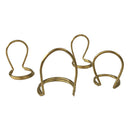 4pcs Gold Guitar Picks Butterfly Finger Metal Classical Finger style Bass Guitar Accessories