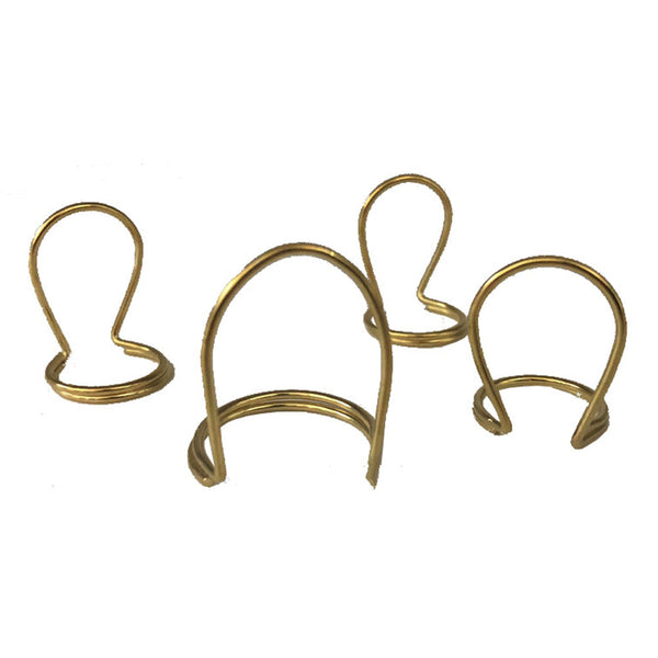 4pcs Gold Guitar Picks Butterfly Finger Metal Classical Finger style Bass Guitar Accessories