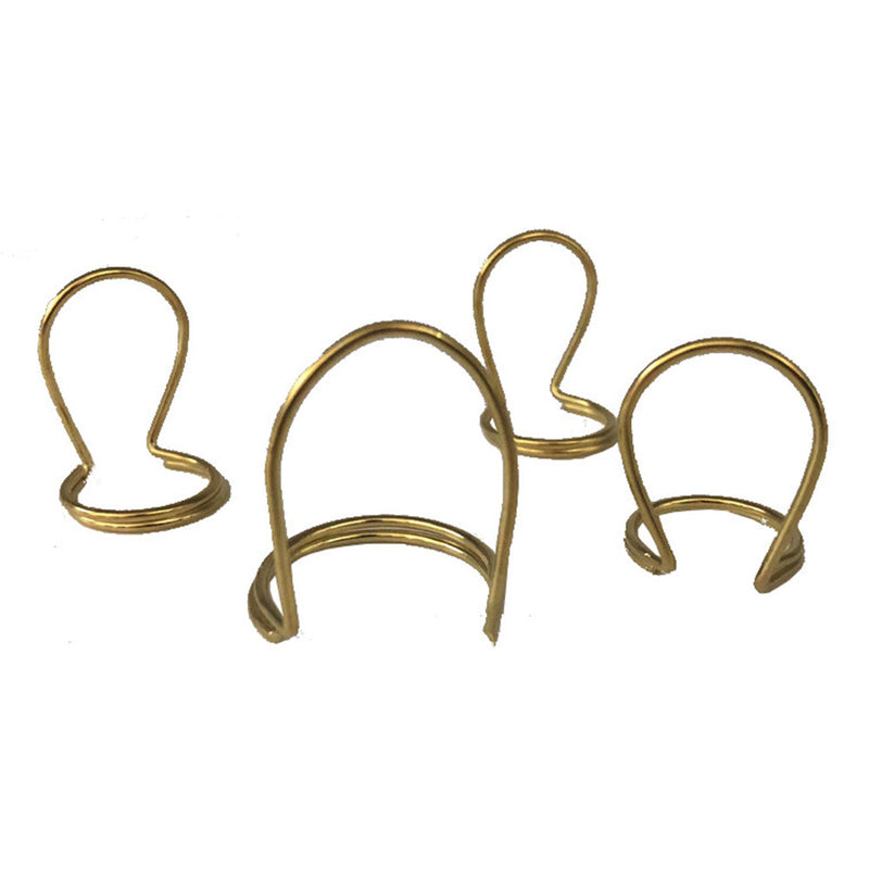 4pcs Gold Guitar Picks Butterfly Finger Metal Classical Finger style Bass Guitar Accessories