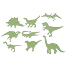 Fun Glow in the Dark Set of 9s Plastic Shape Ceilings Walls Stickers W4O1
