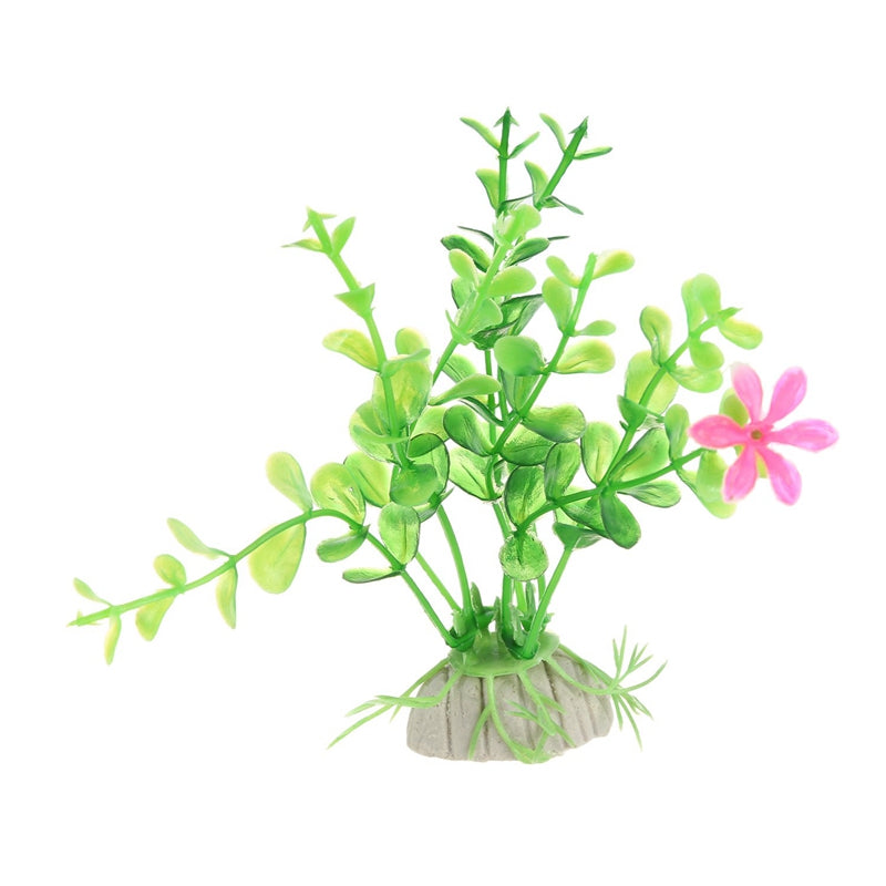 10 x Mixed Artificial Aquarium Fish Tank Water Plant Plastic Decoration Orn F6W3
