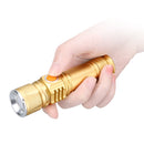 T6 USB Rechargeable LED Flashlight 10X Telescopic zoom Power Work Spot Light Lamp