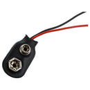 10pcs PP3 MN1604 9V 9 Battery Holder Clip Snap On Connector Cable Lead Blac D4P2