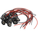 10pcs PP3 MN1604 9V 9 Battery Holder Clip Snap On Connector Cable Lead Blac D4P2