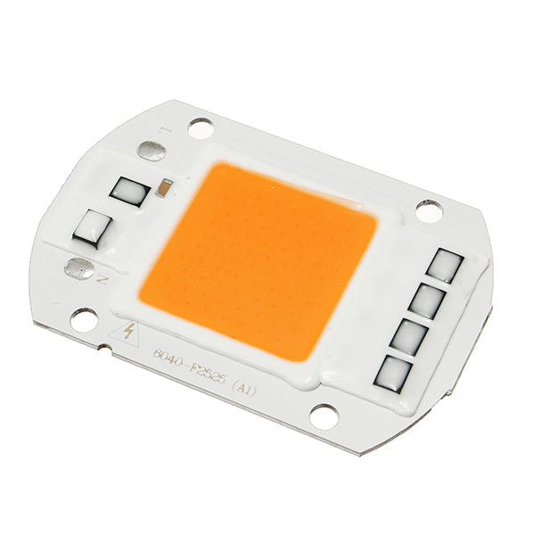 LUSTREON 50W LED Full Spectrum Plant Grow Light 300-840nm DIY Chip AC220V