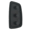 3-Button Remote Key Shell Case Rress Rubber Pad Replacement for Hyundai Ix35 Mistra Santa fe i40 i20