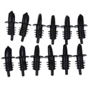 12pcs Plastic Free Flow Liquor Spirit Bottle Pourer Bar Wine Cocktail Drink V4L3