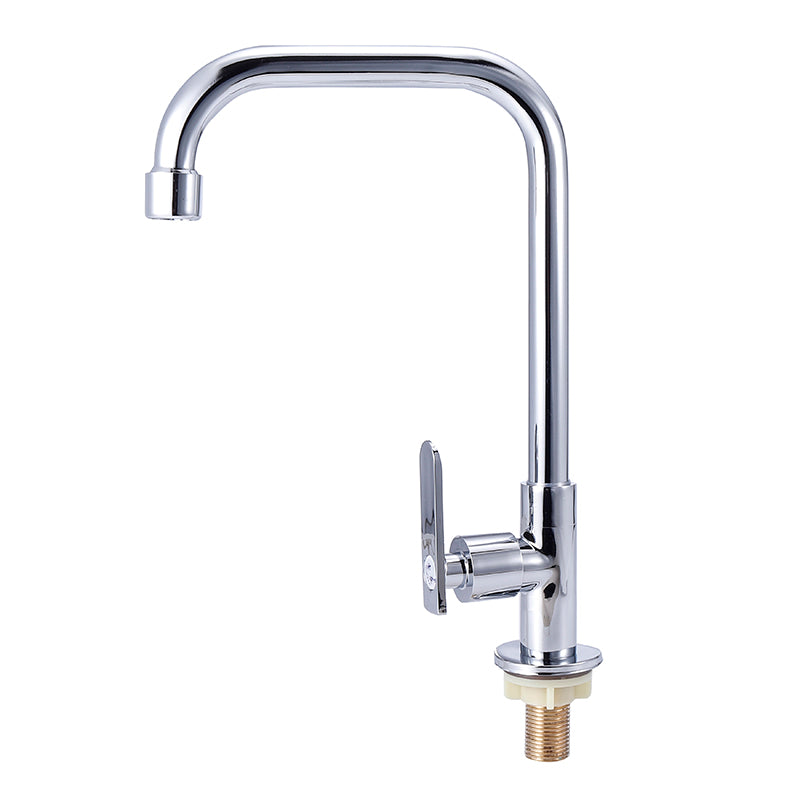 360 Rotation Single Hole Faucet Wash Basin Cold Water Mixer Taps Kitchen Tool