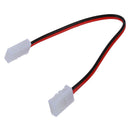 5X LED PCB Connector Adapter 2 Pin for 5050 Monocolor and RGB Strip 8mm wid