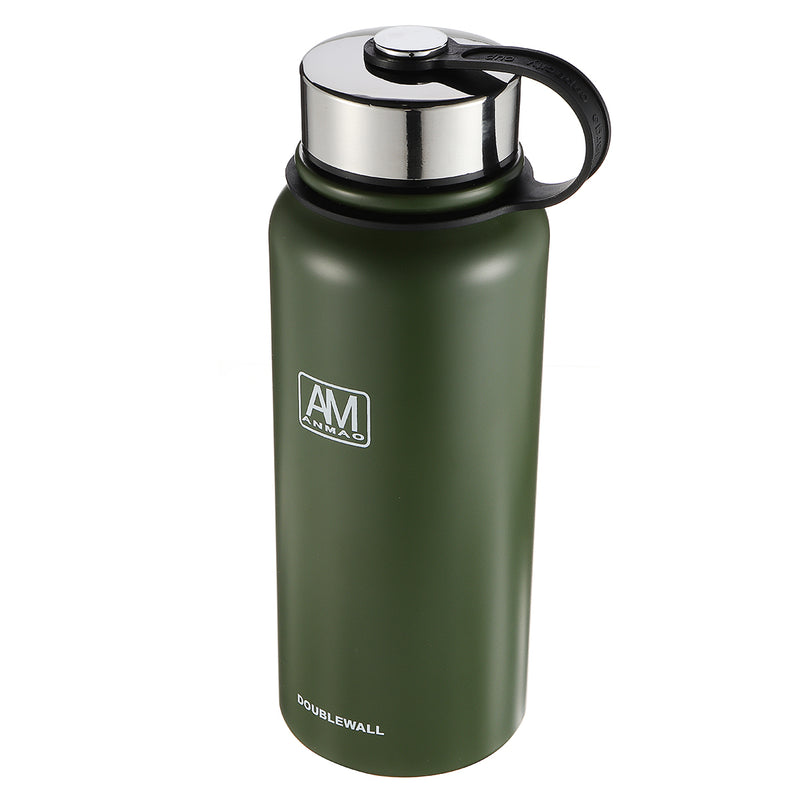 800ML Double Walled Water Bottle Vacuum Flasks Insulated Stainless Steel Drinks Bottle