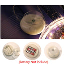 Battery Operated Elk LED Night Lamp 3D Hanging String Light for Bedroom Garland Home Decoration