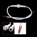 LED Light Strips Male Female 2 Pin Waterproof Connector Cable White S4R1