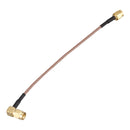 6" SMA Male to SMA Right Angle Male Plug Jumper Pigtail Cable RG316 L5X4