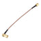 6" SMA Male to SMA Right Angle Male Plug Jumper Pigtail Cable RG316 L5X4